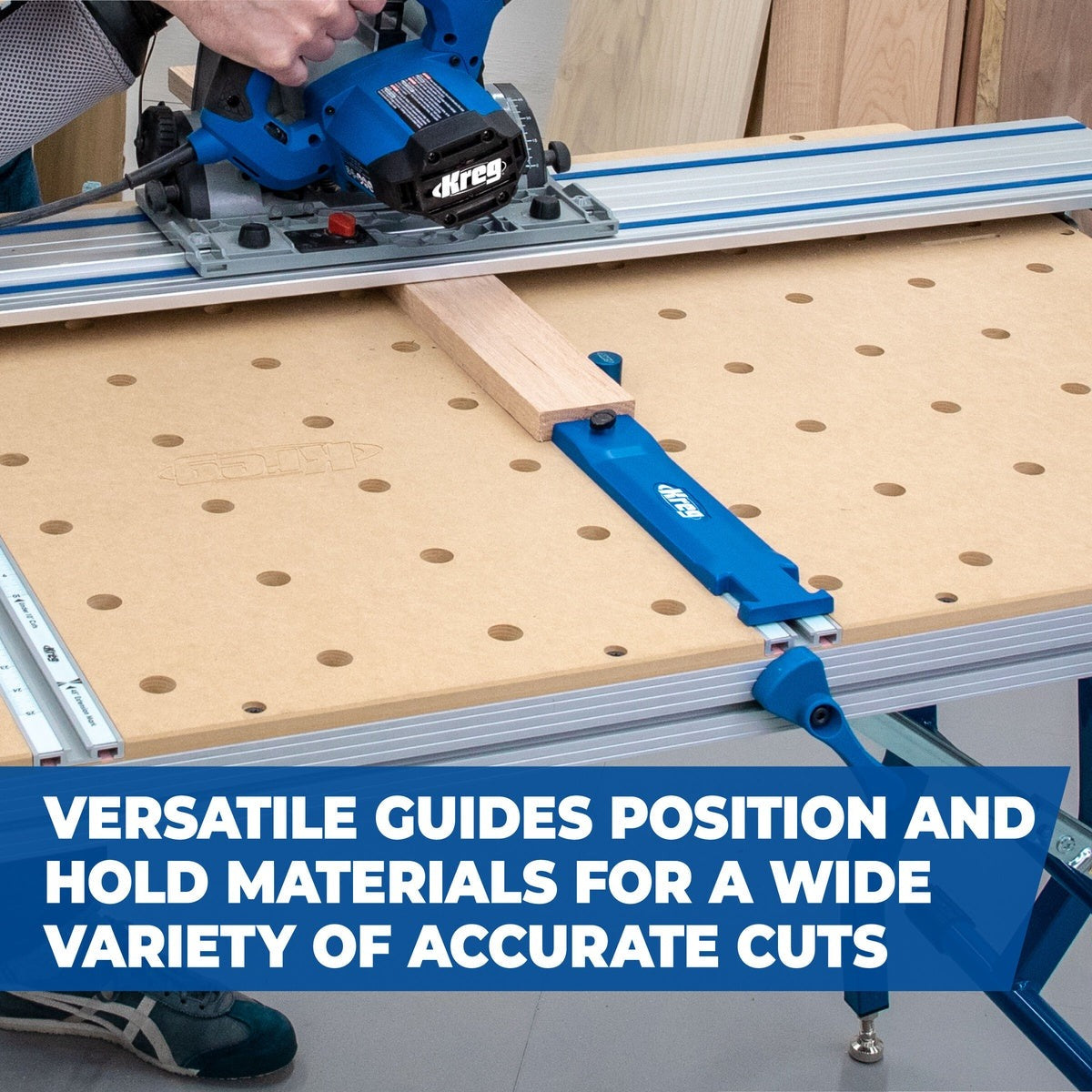 Kreg Adaptive Cutting System Project Table Kit with Folding Rolling Base (ACS1000)