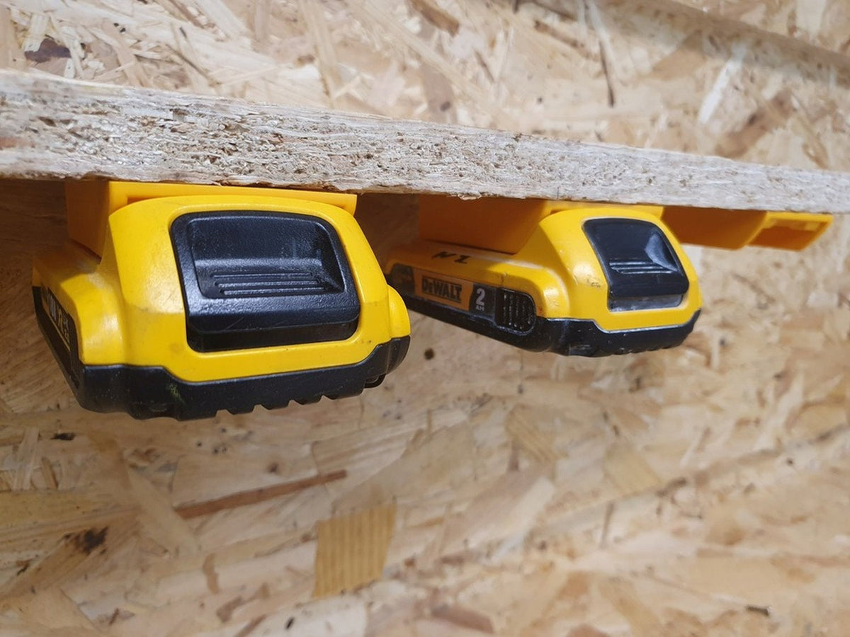 StealthMounts Battery Mounts for DeWALT 20V and Flexvolt, 6-Pack