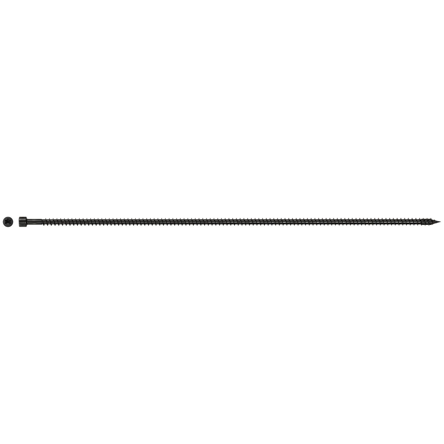 Simpson Strong-Tie SDCFC8X430-R25 Strong-Drive SDCFC TIMBER-CFC Screw, 0.315-in. x 17-in. T40, E-Coat, 25-Pack