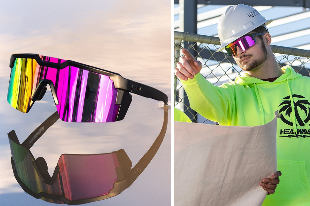 Heat Wave Future Tech Black Frame Savage Spectrum Z87+ Sunglasses