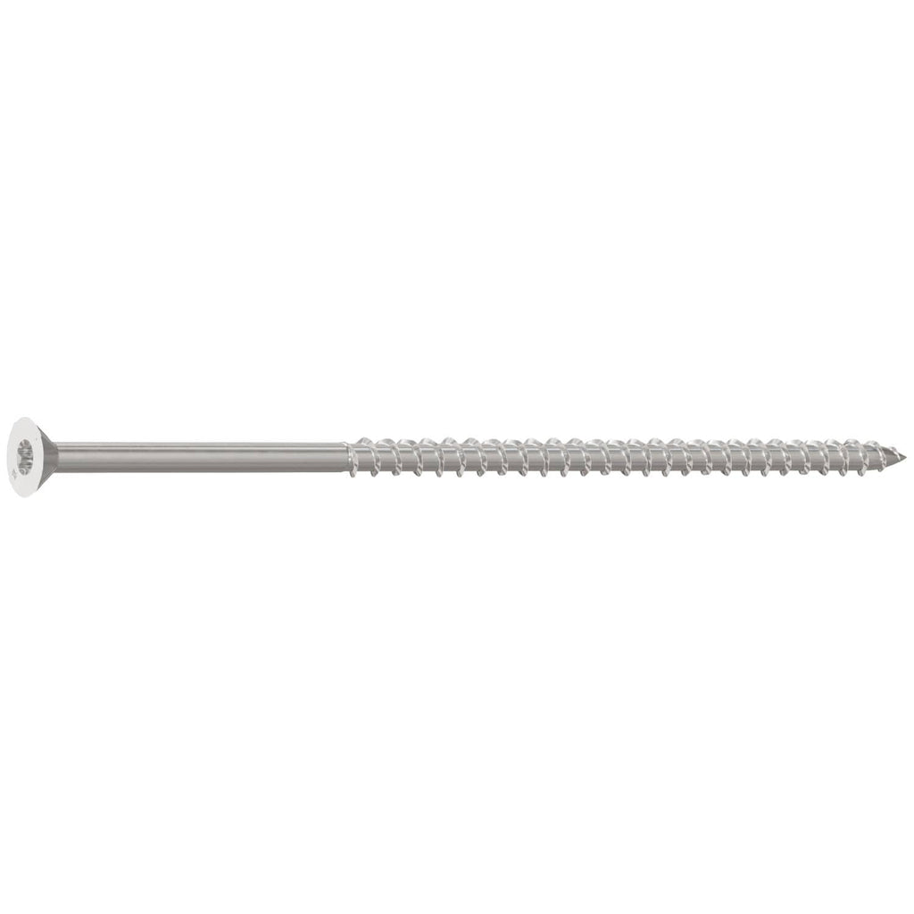 Simpson Strong-Tie T12600WP5 Strong-Drive DWP WOOD SS Screw, #12 x 6-in. T27, Flat Head, Type 316, 5-lb.
