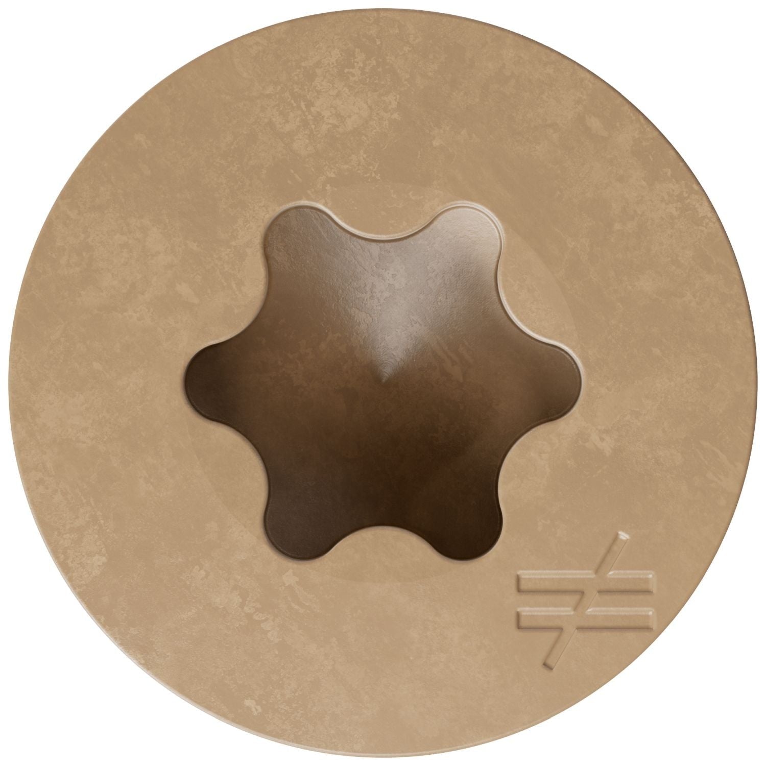 Simpson Strong-Tie DSVT3R350 Deck-Drive DSV WOOD Screw, #10 x 3-in. T-25, Flat Head, Quik Guard, Tan, 350-Pack