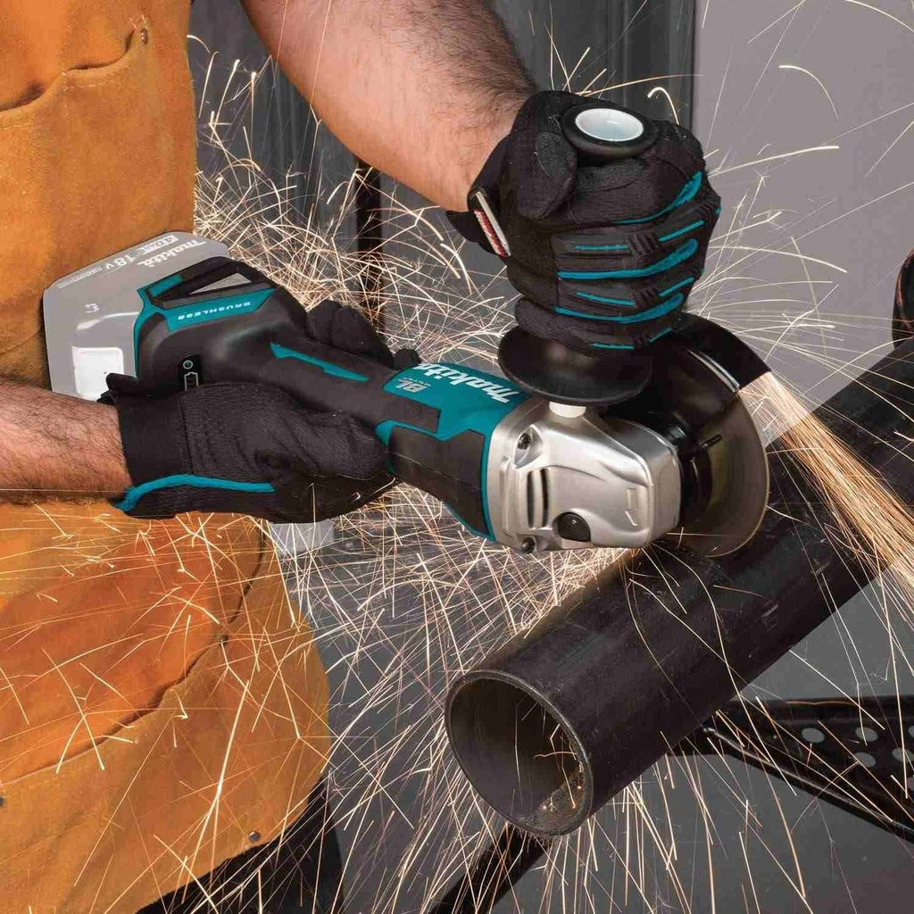 Makita XAG11Z 18V LXT Lithium-Ion Brushless Cordless 4-1/2" / 5" Paddle Switch Cut-Off/Angle Grinder, with Electric Brake, Tool Only