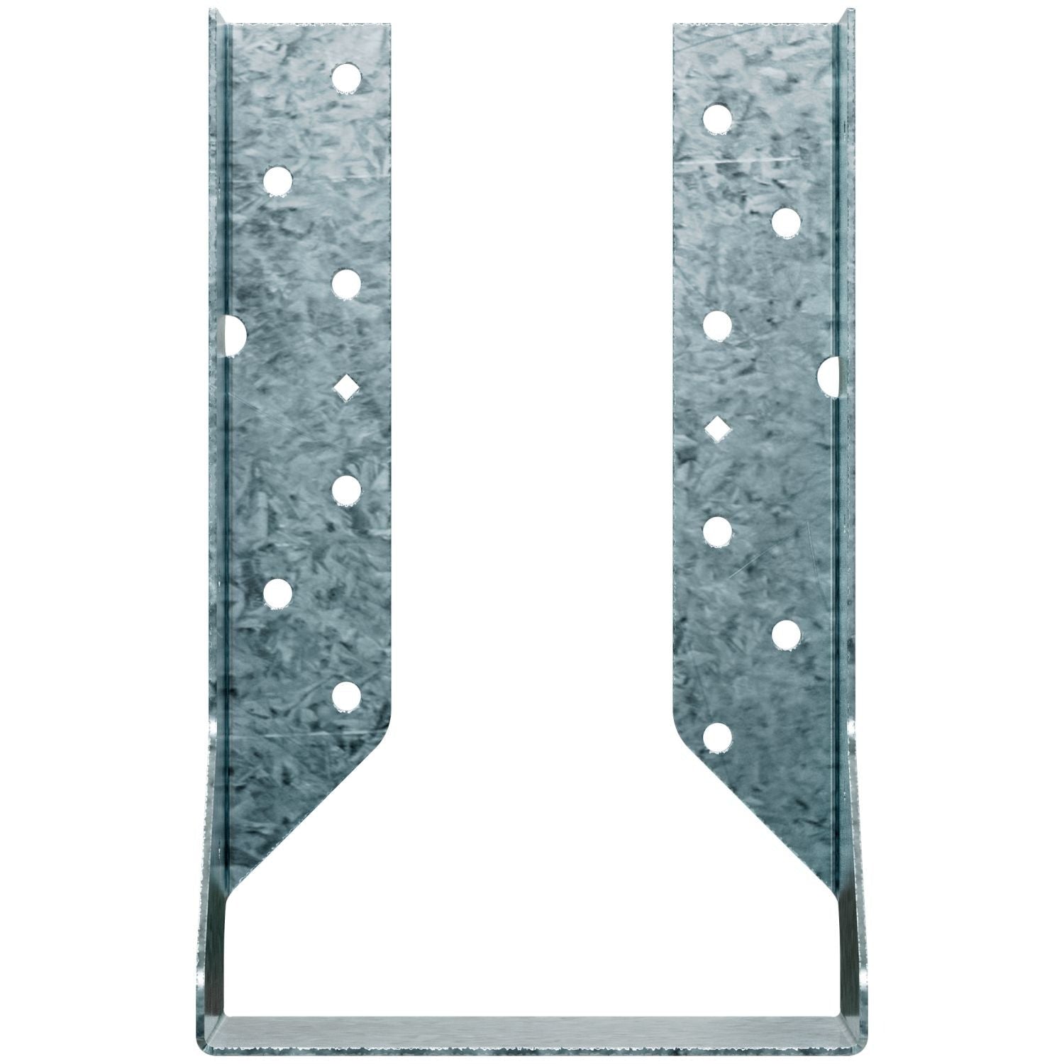 Simpson Strong-Tie HUCQ610Z-SDSG HUCQ ZMAX Heavy Face-Mount Concealed-Flange Joist Hanger for 6x10 w/ Screws