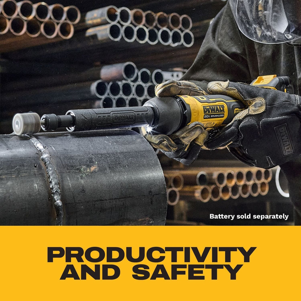 DeWALT DCG420XB ATOMIC 20V MAX Extended Die Grinder, Tool Only