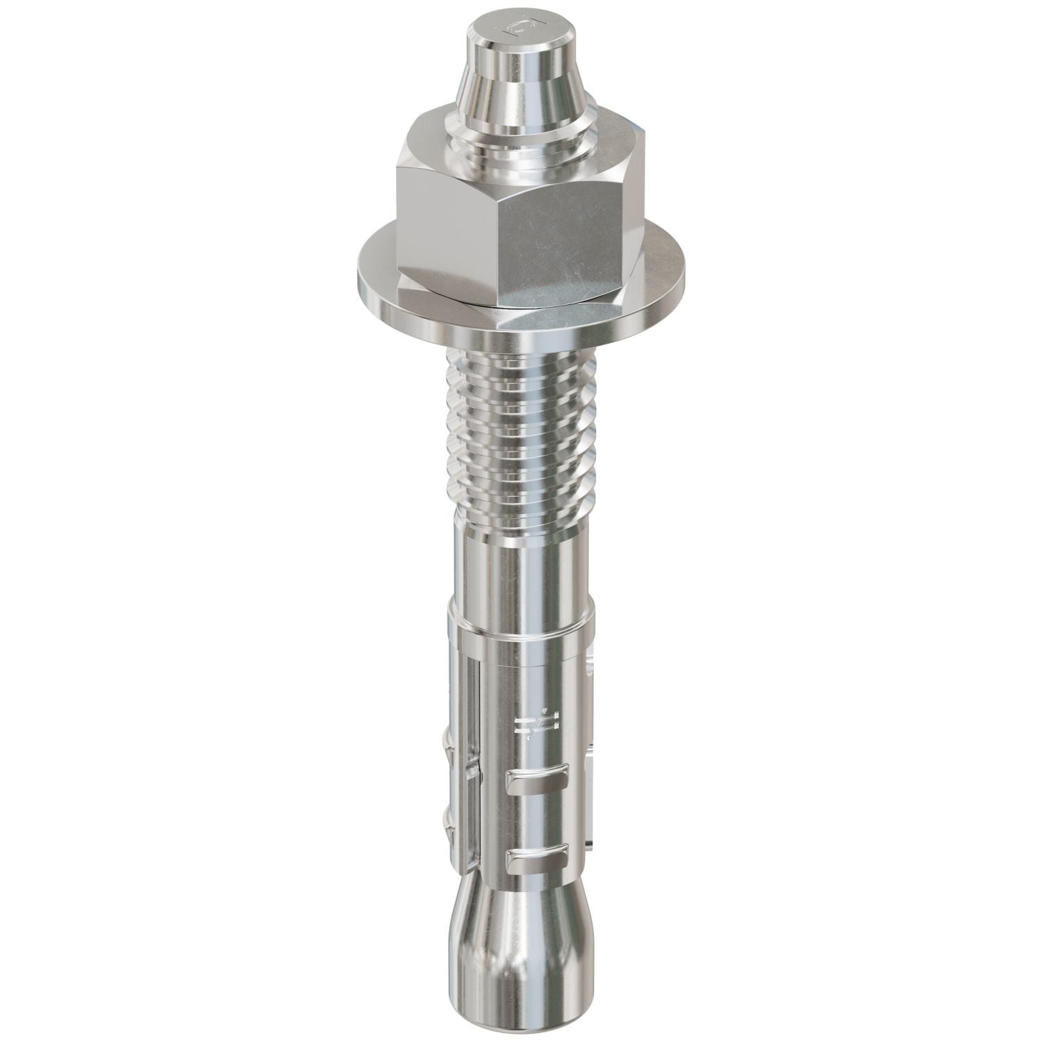 Simpson Strong-Tie STB2-37234S4F50 Strong-Bolt 2, 3/8-in. x 2-3/4-in. Type 304 Stainless-Steel Wedge Anchor, Fully Assembled, 50-Pack