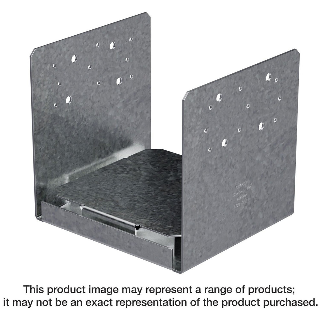 Simpson Strong-Tie ABU88HDG ABU Hot-Dip Galvanized Adjustable Standoff Post Base for 8x8