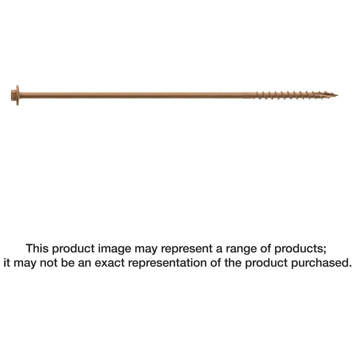 Simpson Strong-Tie SDWH19800DB-RP1 Strong-Drive SDWH TIMBER-HEX Screw, 0.195-in. x 8-in. 5/16 Hex, DB Coating