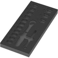 Wera 9824 Foam Insert 8010 B Zyklop Comfort Ratchet Set 1, 3/8", Empty, 172x30x392-mm.