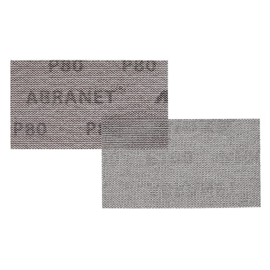 Mirka Abranet 2-3/4 x 5-in. 80 Grit Sanding Sheets, 50-Pack, Hook and Loop Dust-Free Mesh (9A-149-080)