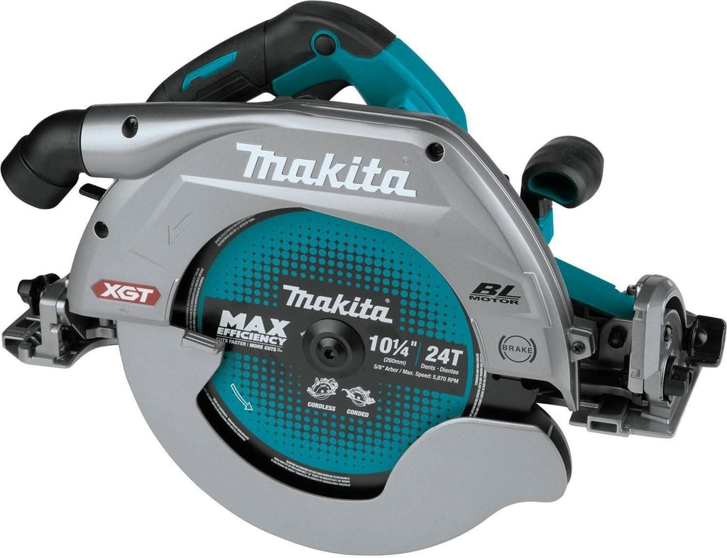 Makita GSH04Z 40V max XGT Brushless Cordless 10-1/4" Circular Saw with Guide Rail Compatible Base, AWS Capable, Tool Only