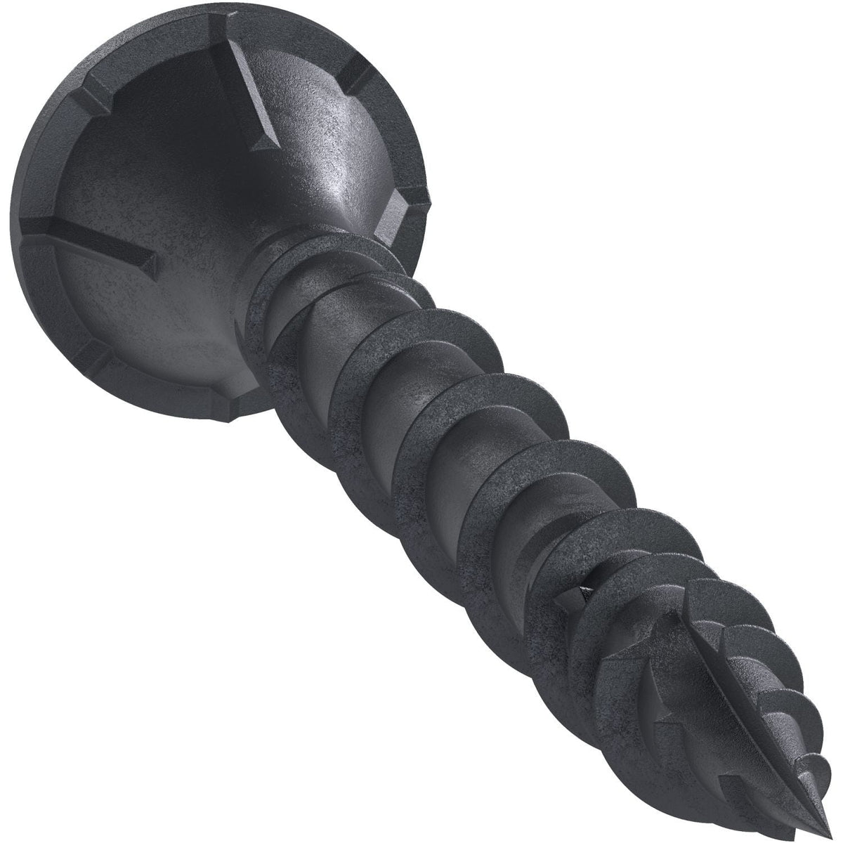 Simpson Strong-Tie DSVBK158R160 Deck-Drive DSV WOOD Screw, #8 x 1-5/8-in. T25, Flat Head, Quik Guard, Black, 160-Pack