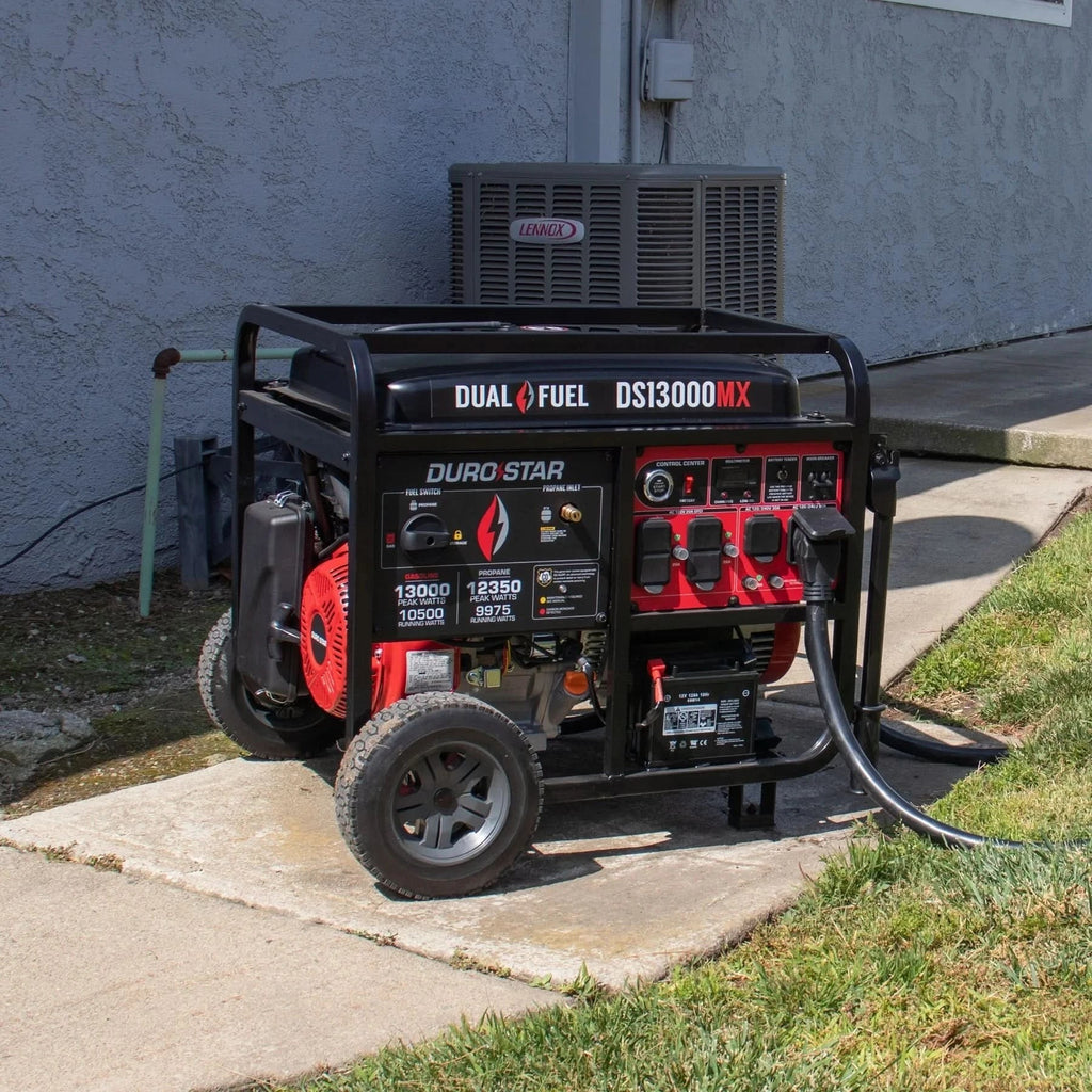 Duromax DS13000MX 13,000 Watt Dual Fuel Portable Generator w/ CO Alert