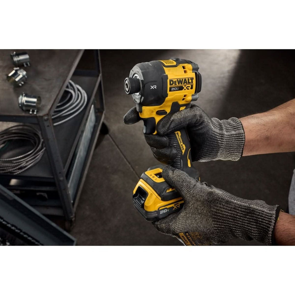 DeWalt DCF870B 20V MAX XR Brushless 1/4-in. Quiet Hydraulic Impact Driver 3.5Ah POWERSTACK Kit