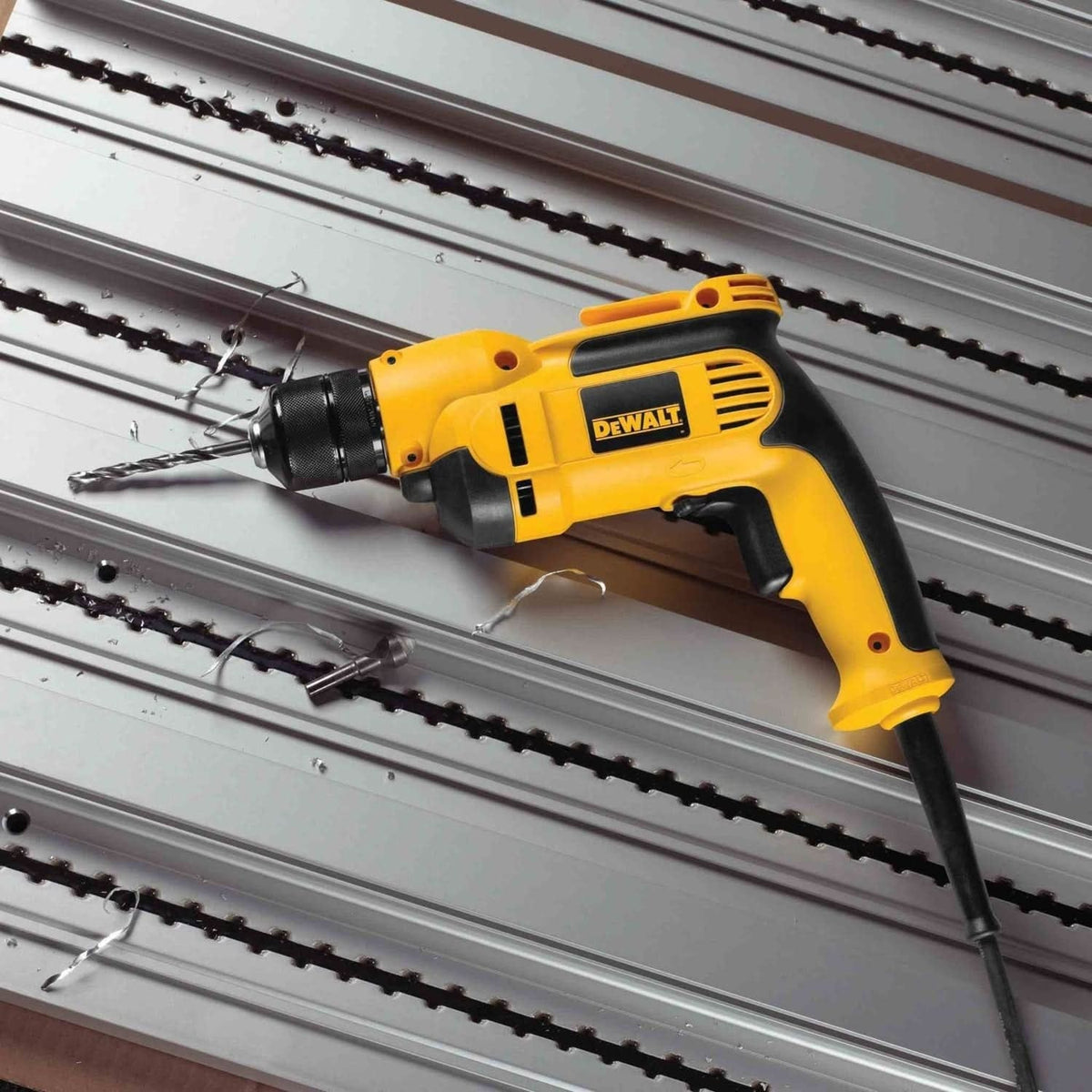 DeWalt DWD112 Corded 3/8" (10mm) VSR Pistol Grip Drill with Keyless Chuck