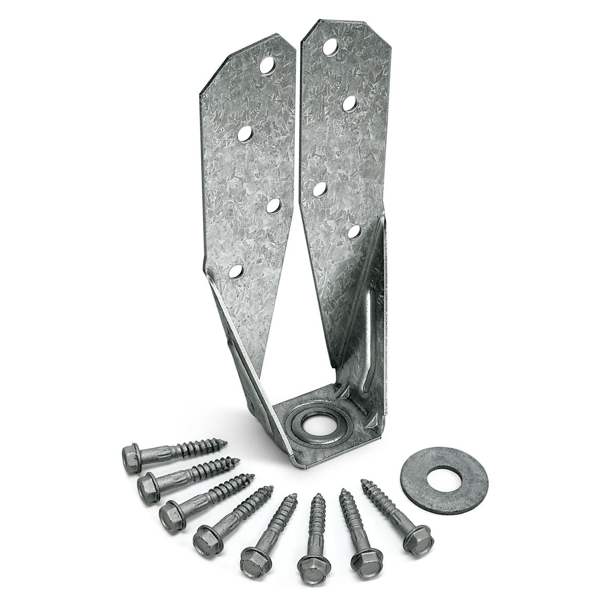 Simpson Strong-Tie ZMAX Galvanized Deck Tension Tie for 2x with 1-1/2-in. SDS Screws (DTT2Z)