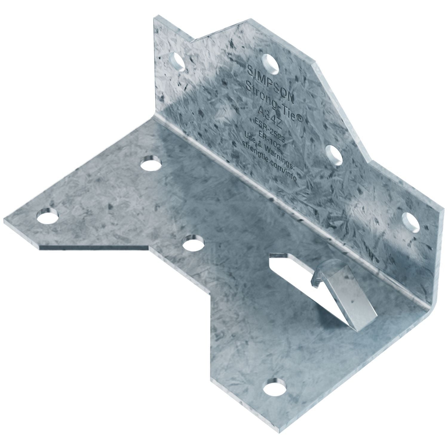 Simpson Strong-Tie A34Z 1-7/16-in. x 2-1/2in. ZMAX Galvanized Framing Angle