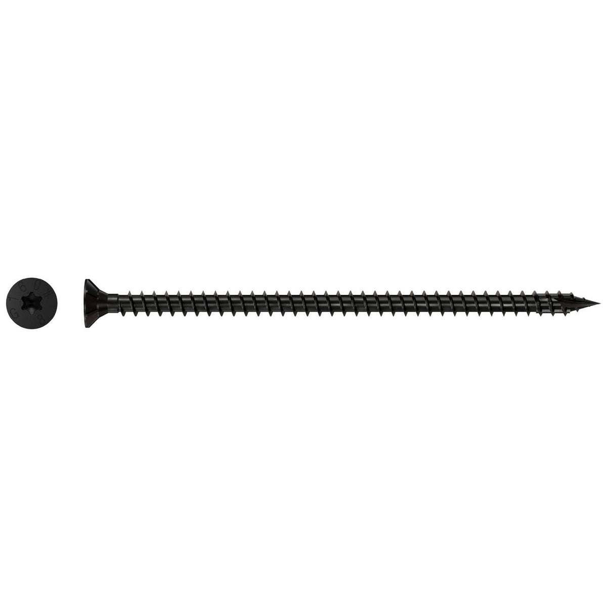 Simpson Strong-Tie SDCF8X160-R50 Strong-Drive SDCF TIMBER-CF Screw, 0.315-in. x 6-1/4-in. T40, E-Coat, 50-Pack