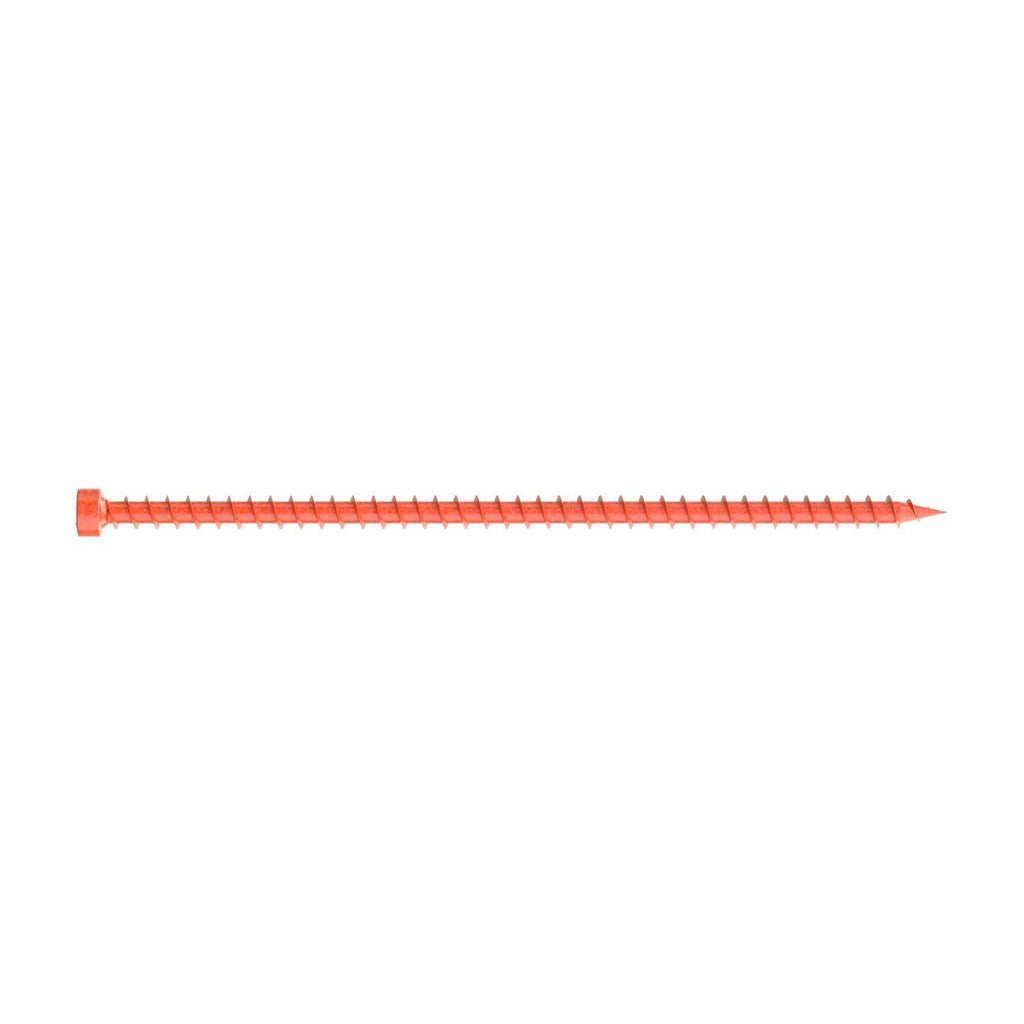 Simpson Strong-Tie Strong-Drive SDWC TRUSS Screw, .155-in. x 6-in. T30 Clear-Zinc Coat, Orange, 50-Pack (SDWC15600-KT)