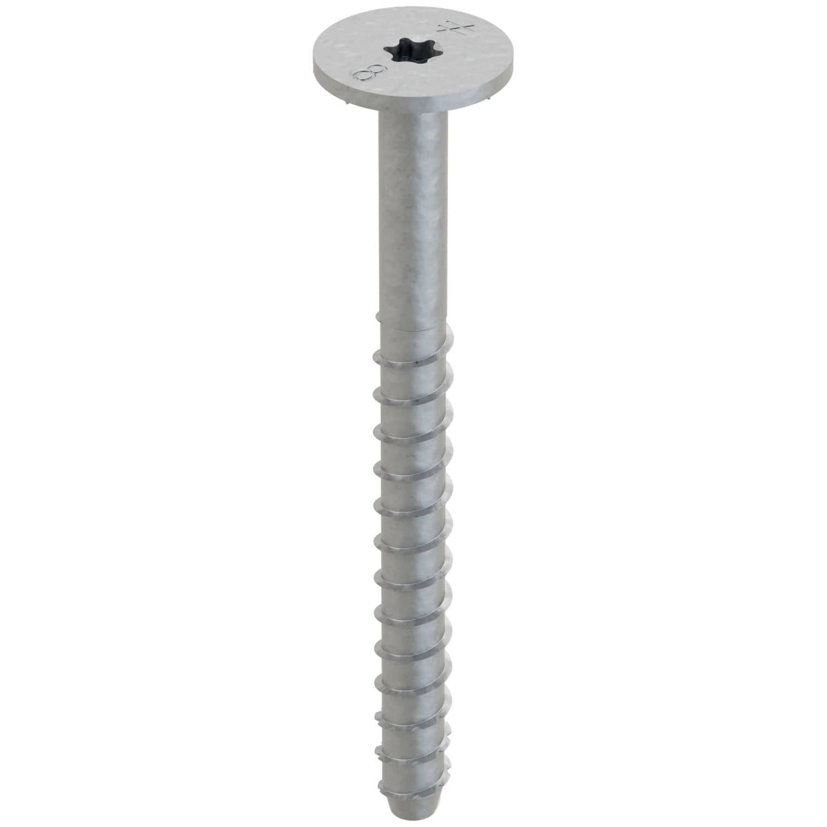 Simpson Strong-Tie THDB62800WHMG Titen HD 5/8-in. x 8-in. Mech. Galv. Washer-Head Heavy-Duty Screw Anchor, 10-Pack