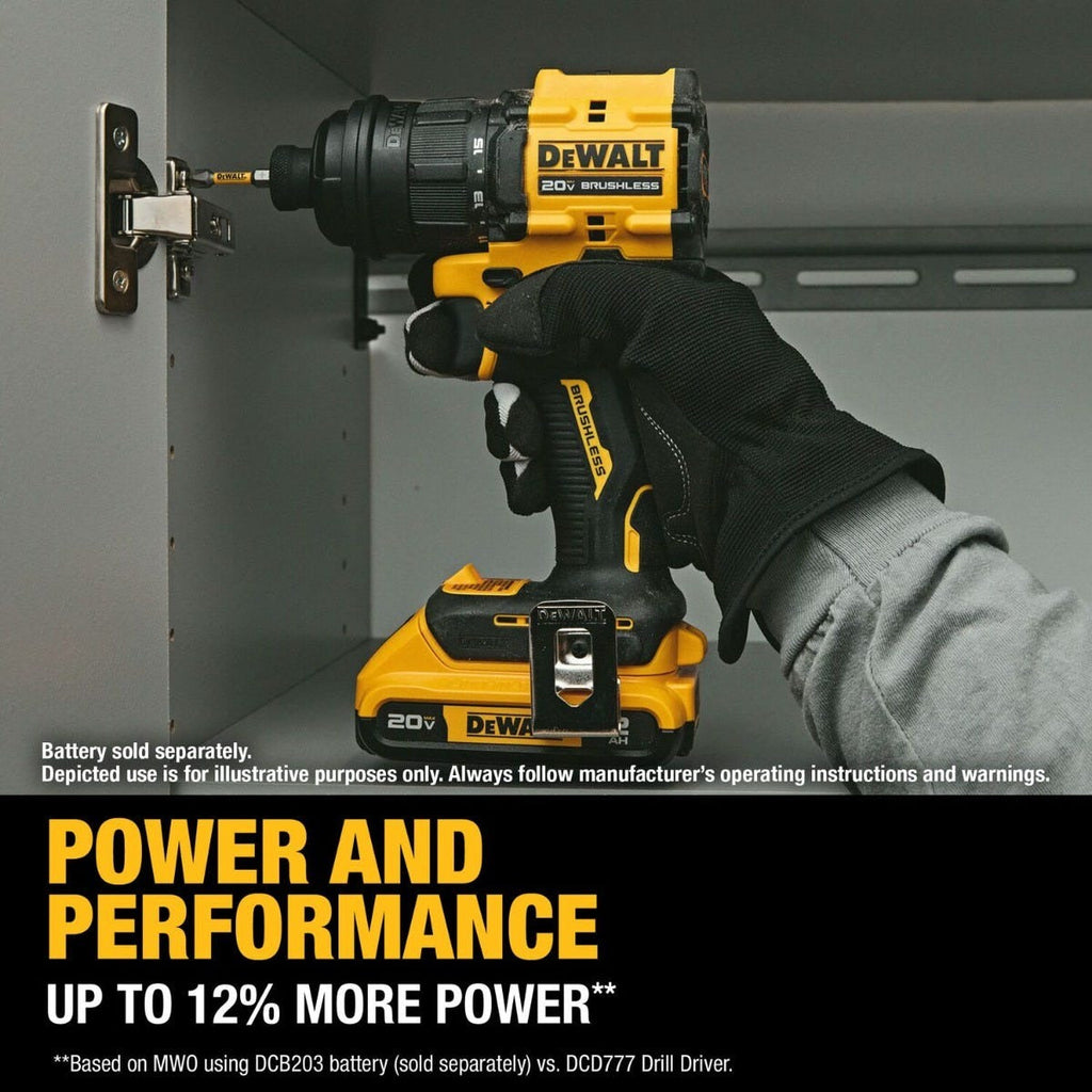 DeWALT DCD803B ATOMIC 20V MAX 5-in-1 Brushless Cordless Multi-Head Drill/Driver w/ 3.5Ah POWERSTACK Starter Kit