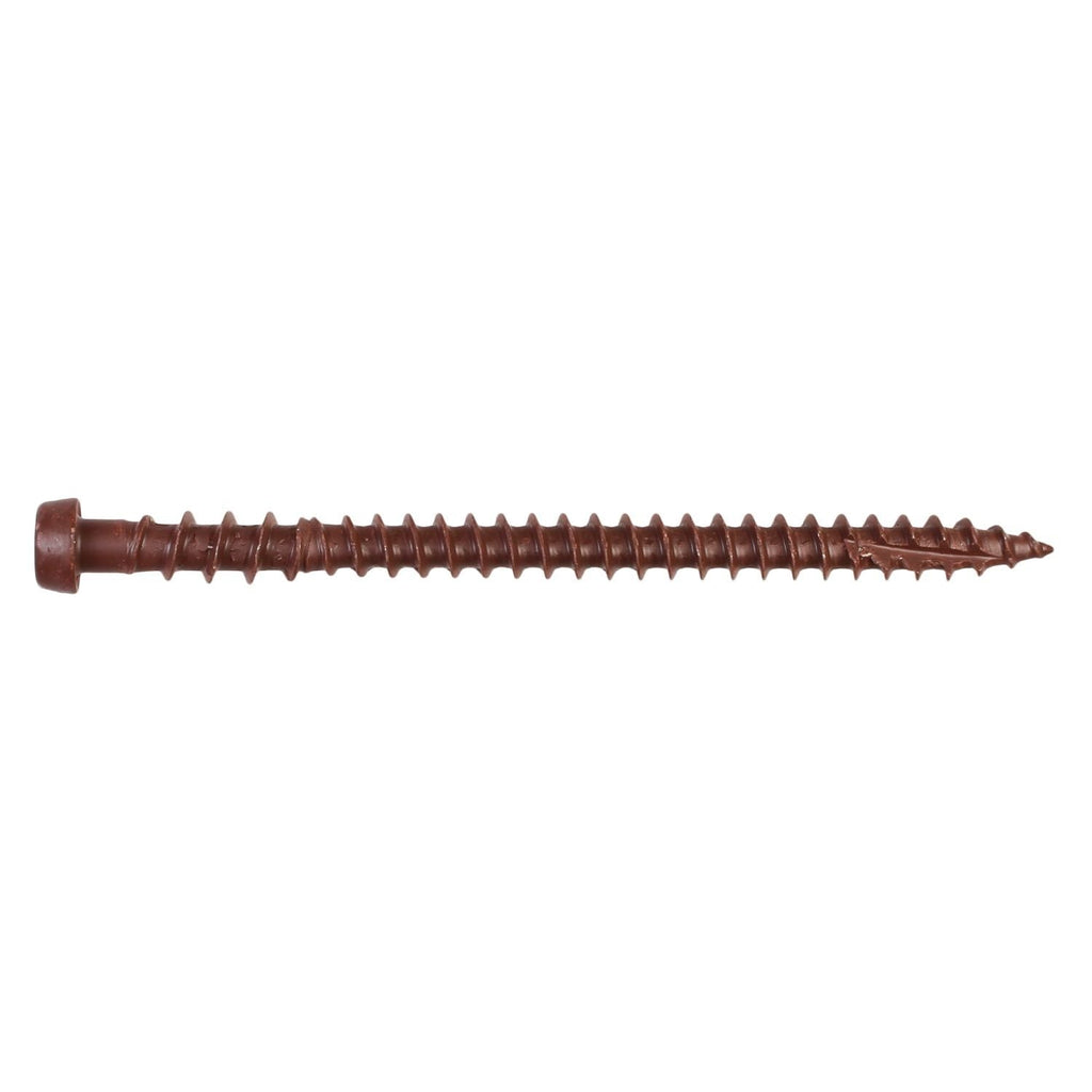 Simpson Strong-Tie DCU234RD01R350 Deck-Drive DCU COMPOSITE Screw, #10 x 2-3/4-in. T20, Quik Guard, Red 01, 350-Pack
