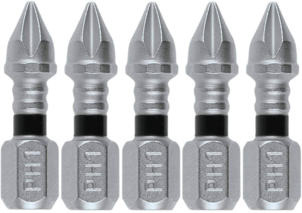 Makita E-00549 Impact XPS #1 Phillips 1" Insert Bit, 5/pk
