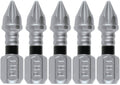 Makita E-00549 Impact XPS #1 Phillips 1" Insert Bit, 5/pk