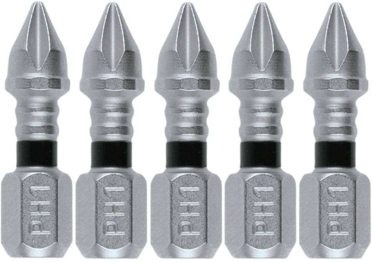 Makita E-00549 Impact XPS #1 Phillips 1" Insert Bit, 5/pk