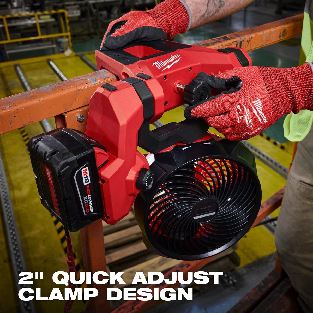 Milwaukee 0817-20 M18 Brushless Scissor Lift Fan, Tool Only