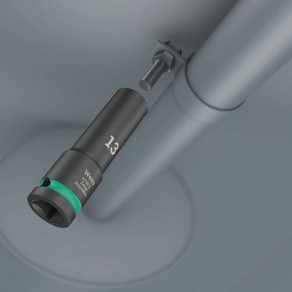 Wera 8790 C Impaktor Deep Socket With 1/2-in. Drive, 24x83-mm.