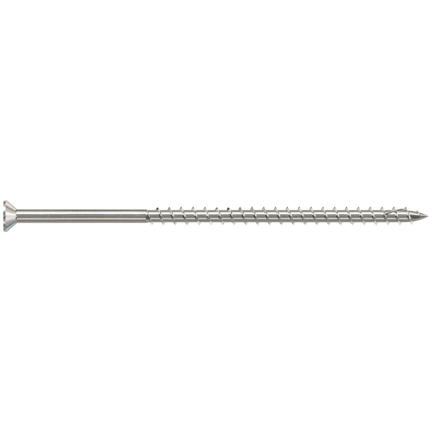 Simpson Strong-Tie T10450WPCM Deck-Drive DWP WOOD SS Screw, #10 x 4-1/2-in. T-25, Flat Head, Type 316, 1000-Pack