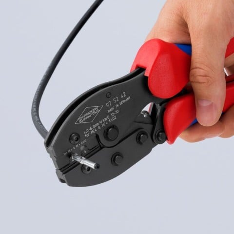 Knipex 8-1/2-in. PreciForce Crimping Pliers for MC4/MC4 Evo 2 (97 52 42)