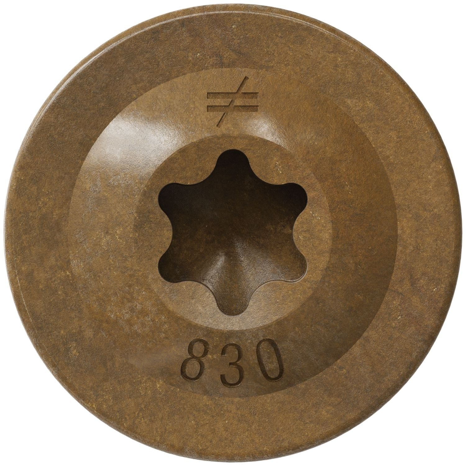 Simpson Strong-Tie CBT08300MB Wafer-Head Construction Screw, #8 x 3-in. T20, Quik Guard, Tan, 1500-Pack