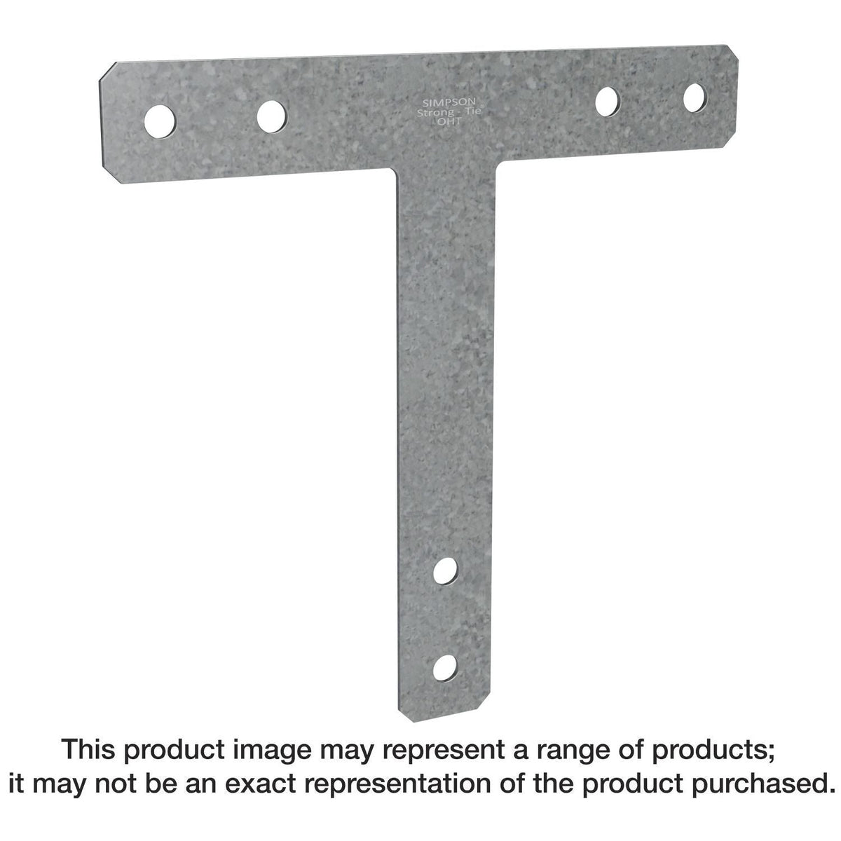 Simpson Strong-Tie 1616HT HT 16-in. x 16-in. 7-Gauge Galvanized Heavy T Strap
