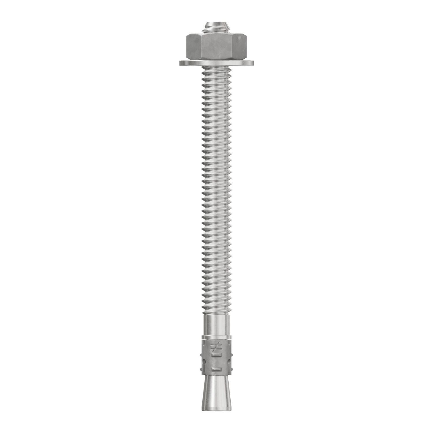 Simpson Strong-Tie STB2-25314S6F100 Strong-Bolt 2, 1/4-in. x 3-1/4-in. Type 316 Stainless-Steel Wedge Anchor, Fully Assembled, 100-Pack
