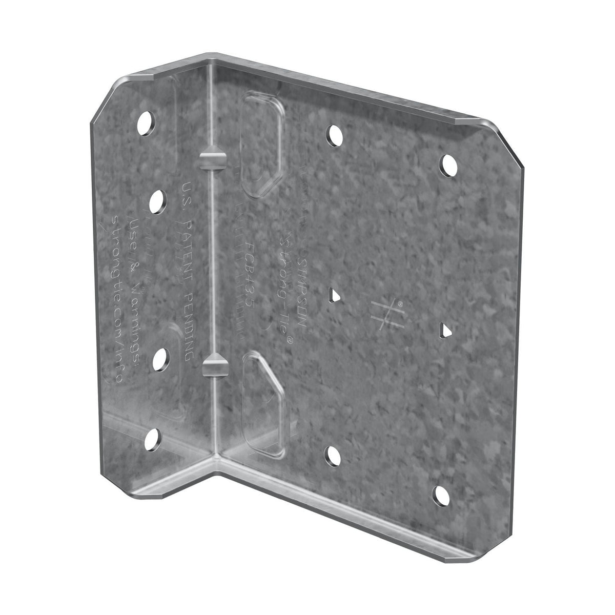 Simpson Strong-Tie FCB43.5-R25 FCB 3-1/2-in. Bypass Framing Fixed-Clip Connector, 25-Pack