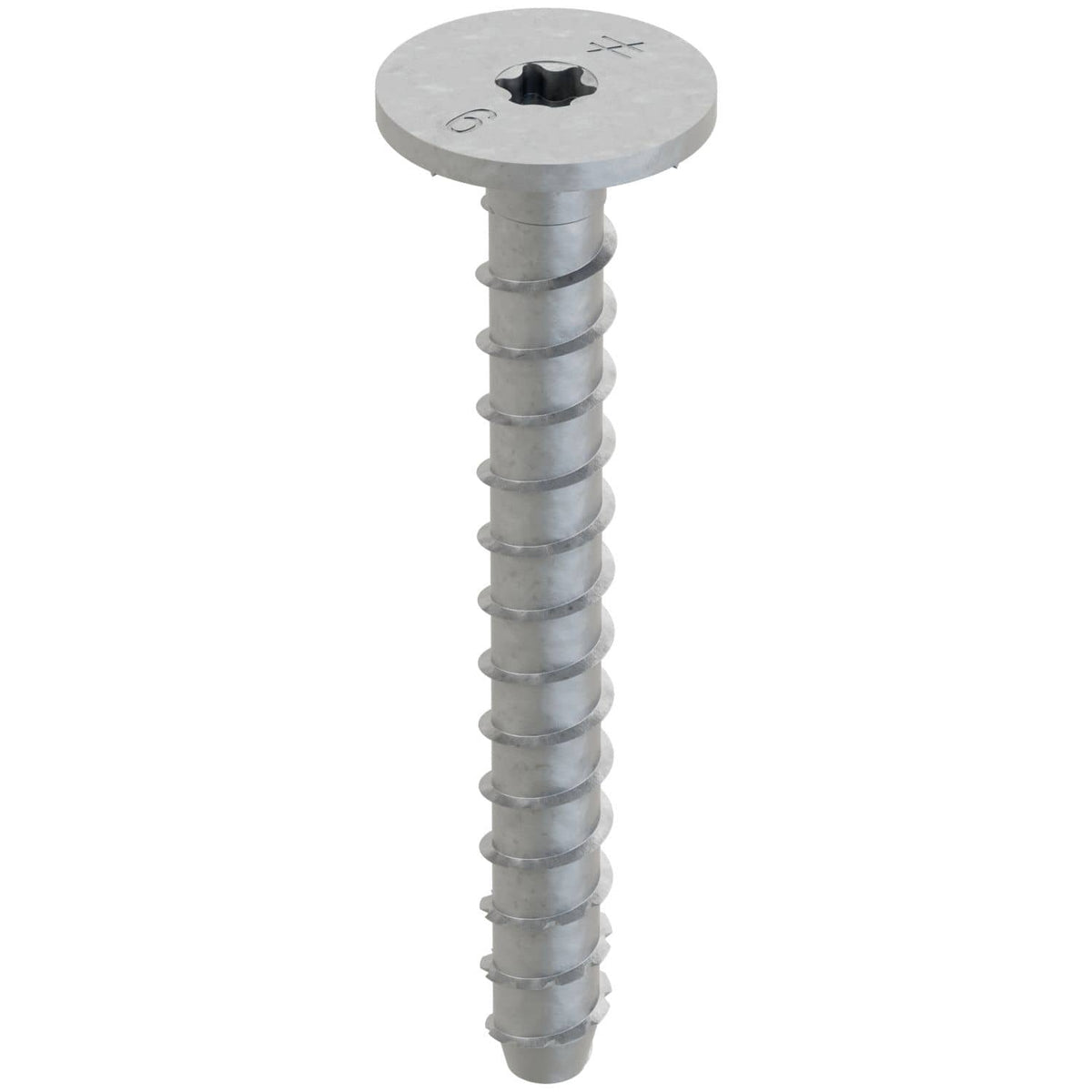 Simpson Strong-Tie THDB62600WHMG Titen HD 5/8-in. x 6-in. Mech. Galv. Washer-Head Heavy-Duty Screw Anchor, 10-Pack