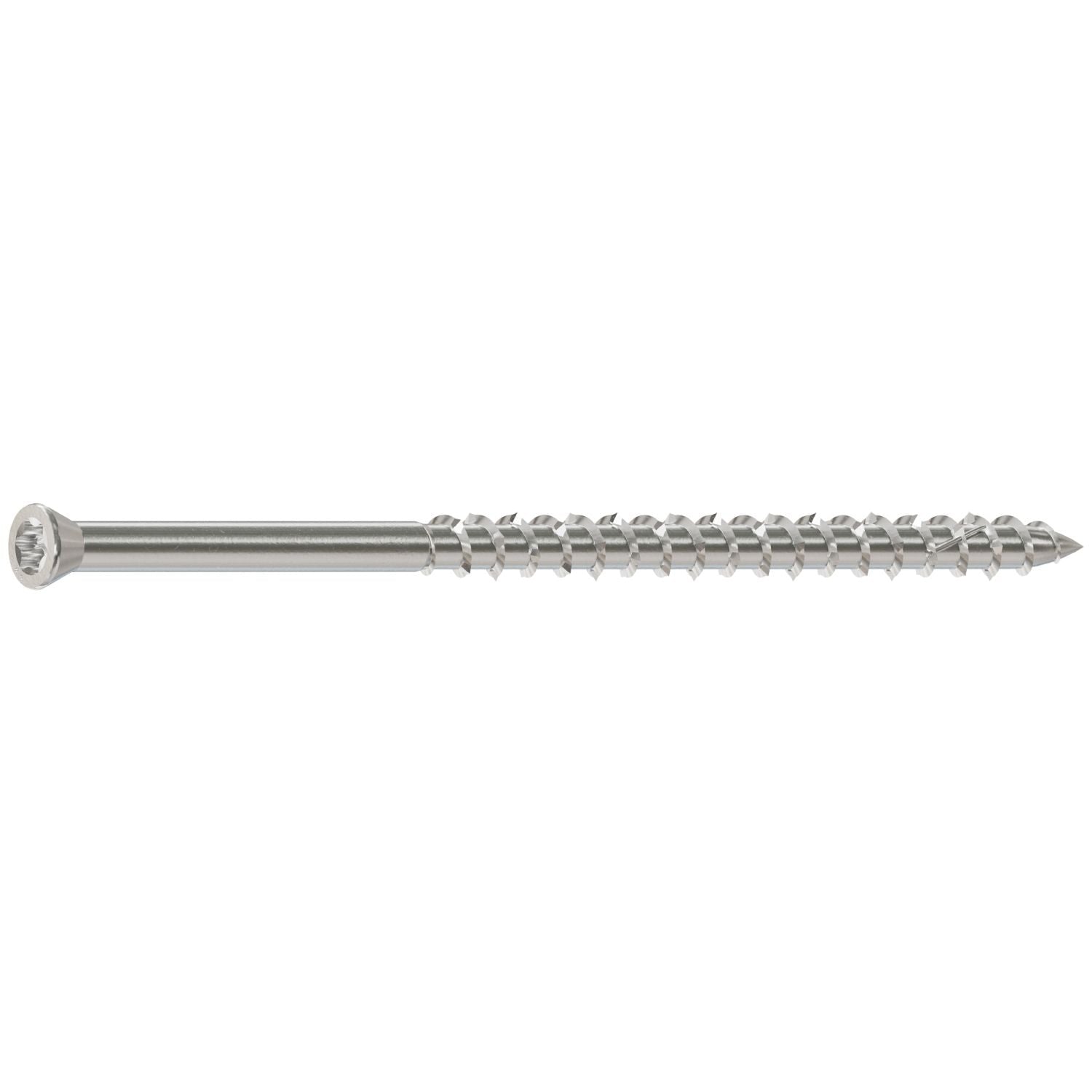 Simpson Strong-Tie S09350WP1 Deck-Drive DWP WOOD SS Screw, #9 x 3-1/2-in. T-20, Trim Head, Type 305, 1-lb.