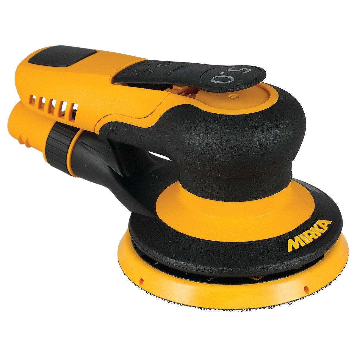 Mirka PROS 5-in. 5 mm Pneumatic Random Orbital Sander with Fleece Dust Bag (MRP-550SGV)