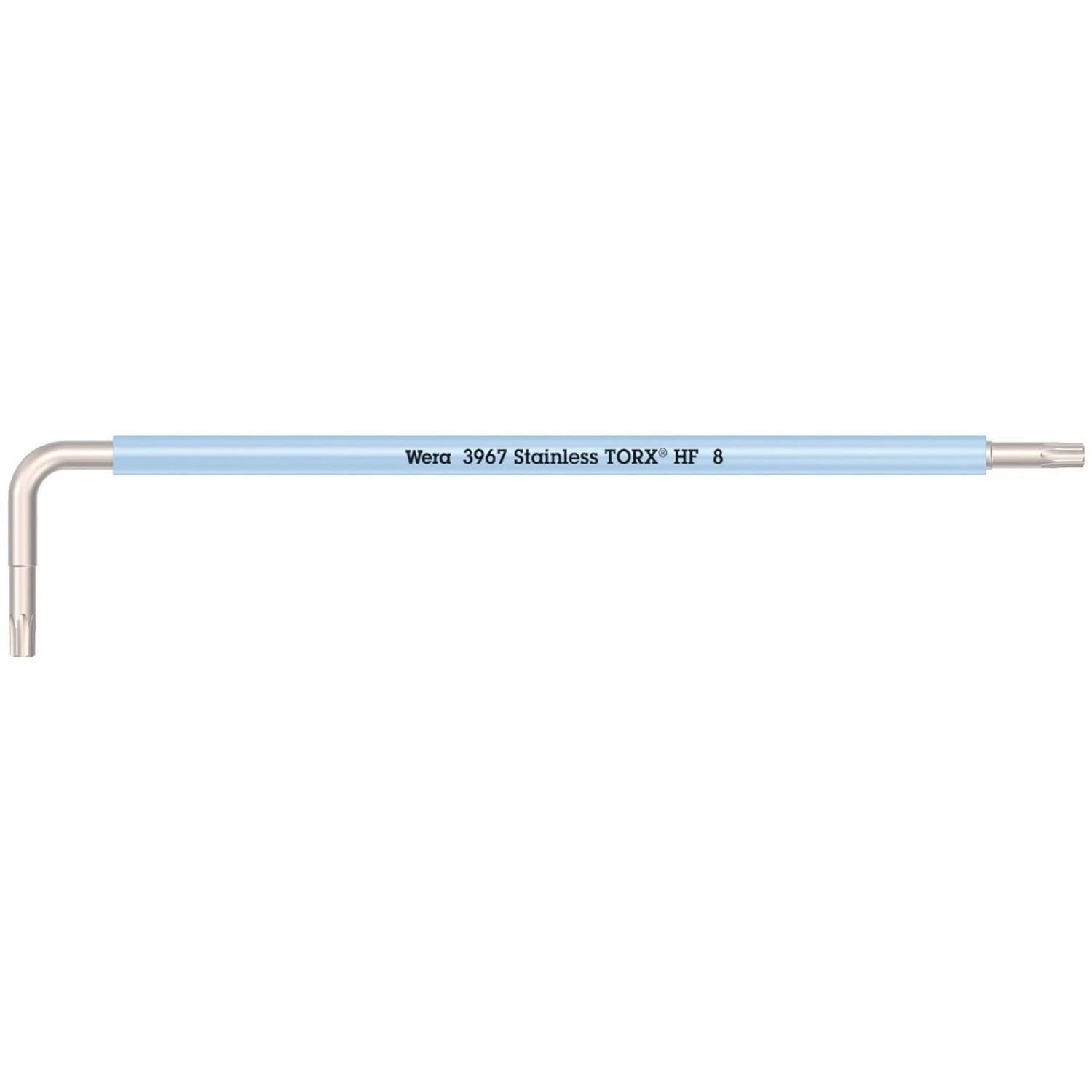 Wera 3967 Sxl Hf Torx L-Key Multicolour With Holding Function, Long, Stainless, Torx 8x90-mm.