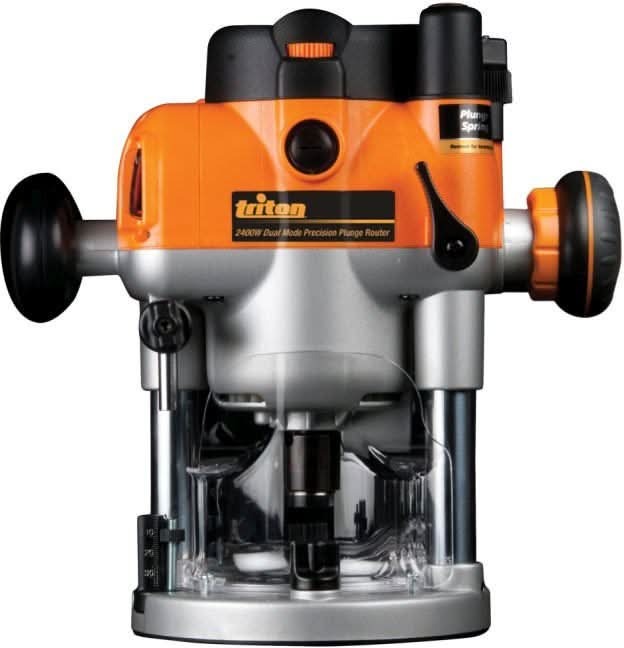 Triton TRA001 Corded Dual Mode Precision 3-1/4 HP 2400W Plunge Router
