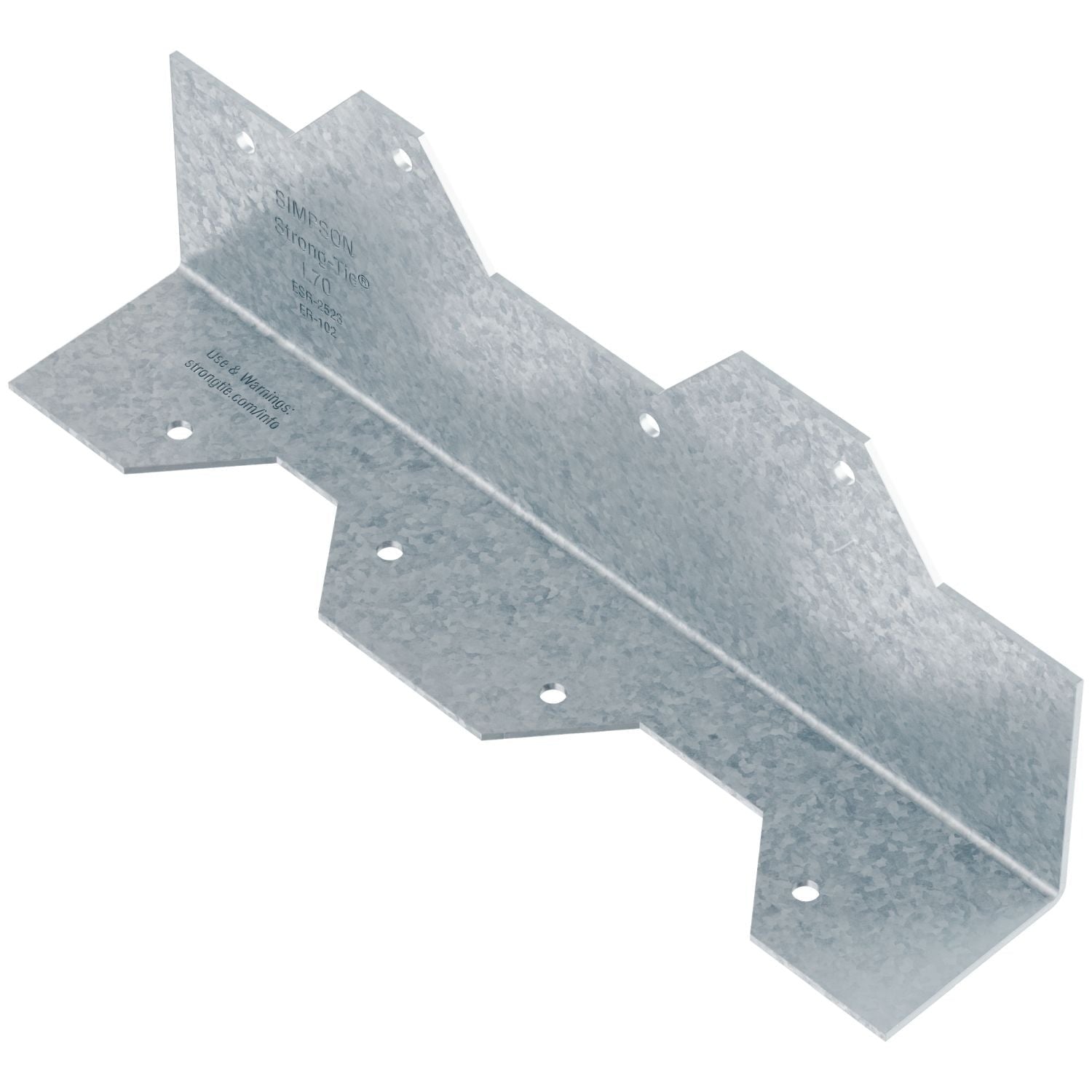 Simpson Strong-Tie L70 7-in. 16-Gauge Galvanized Reinforcing L Angle
