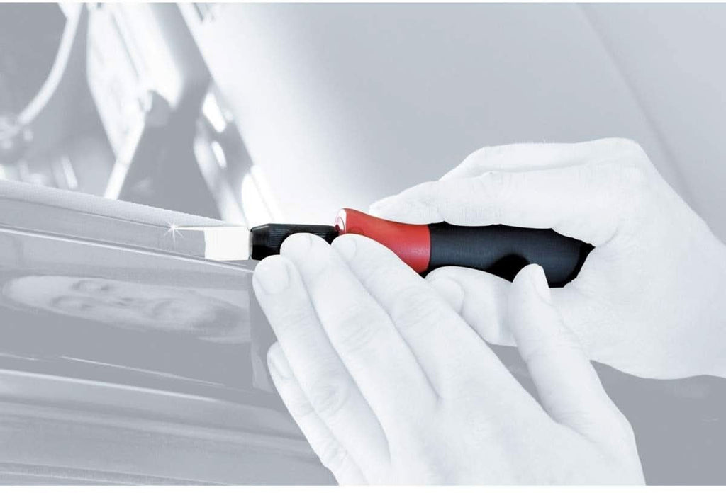 Wiha 43090 Universal Razor Edged Scraper SoftFinish Handle with Replacement Blades