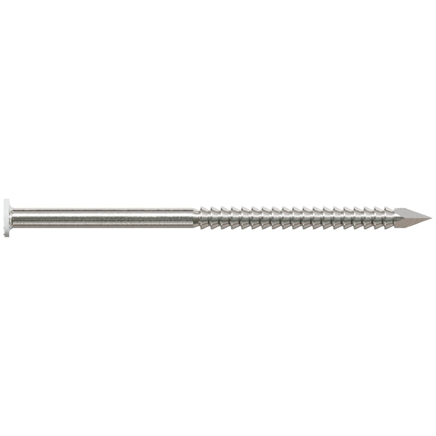 Simpson Strong-Tie S5SNDW1 Painted Siding Nail, 1-3/4-in. x .083-in. Type 304 Stainless Steel, White, 1-lb.