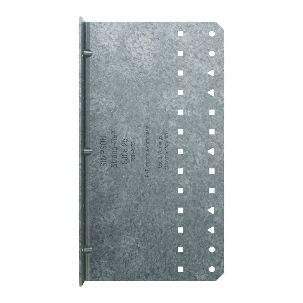 Simpson Strong-Tie SJC8.25-R15 SJC 2-in. x 4-1/2-in. x 8-1/4-in. 14-Gauge Galvanized Steel-Joist Connector, 15-Pack