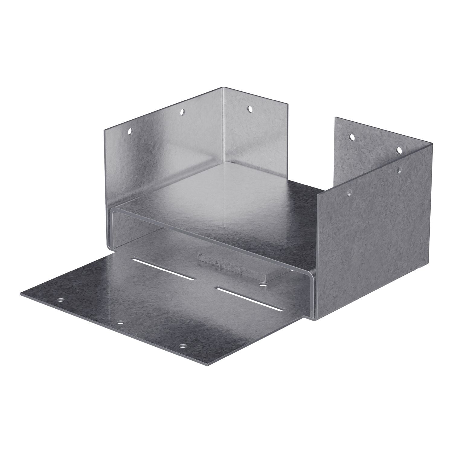 Simpson Strong-Tie ABW46RZ ABW ZMAX Galvanized Adjustable Post Base for 4x6 Rough