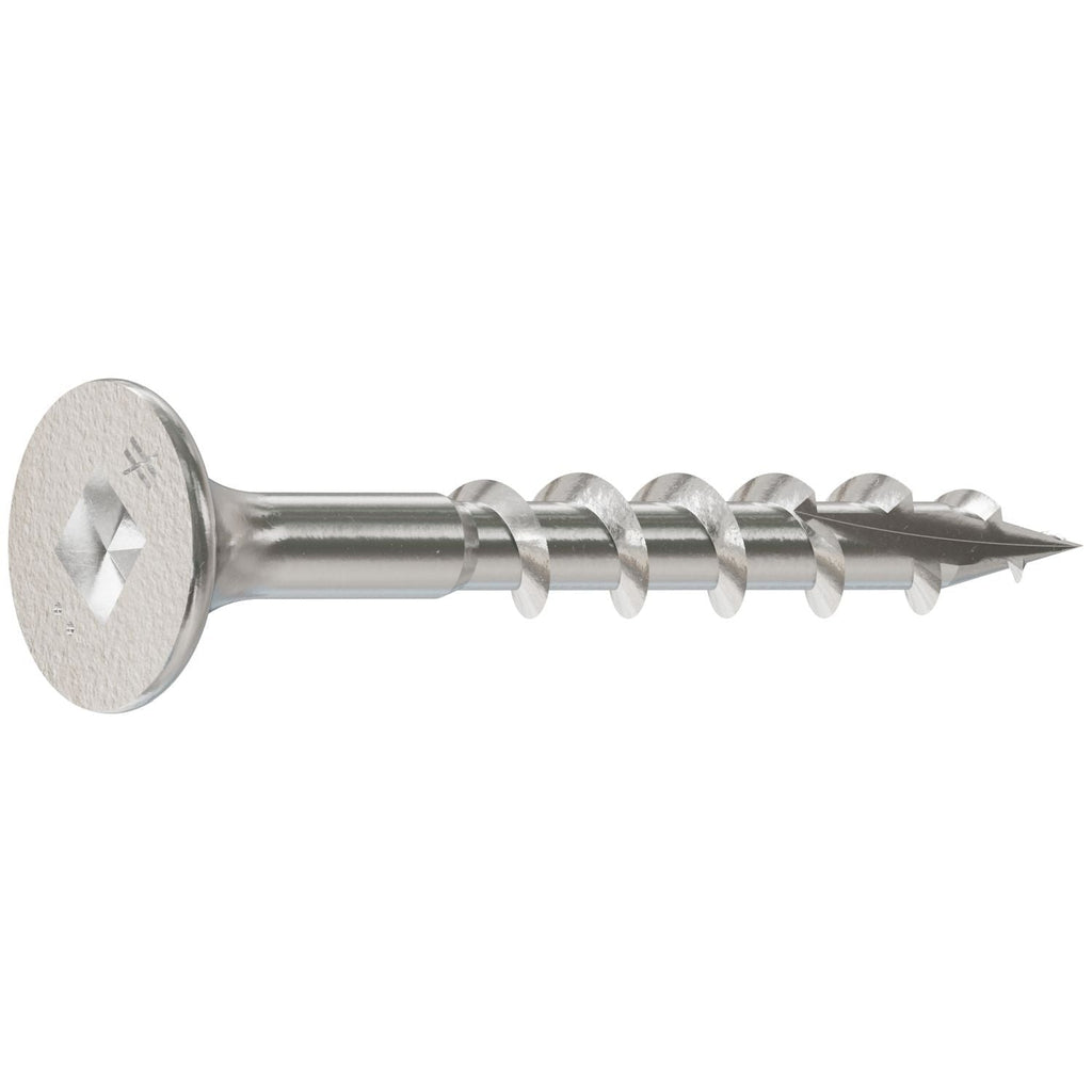 Simpson Strong-Tie S06125D100 Bugle-Head Wood Screw, Square Drive, #6 x 1-1/4-in. #2 Square, Type 305, 100-Pack