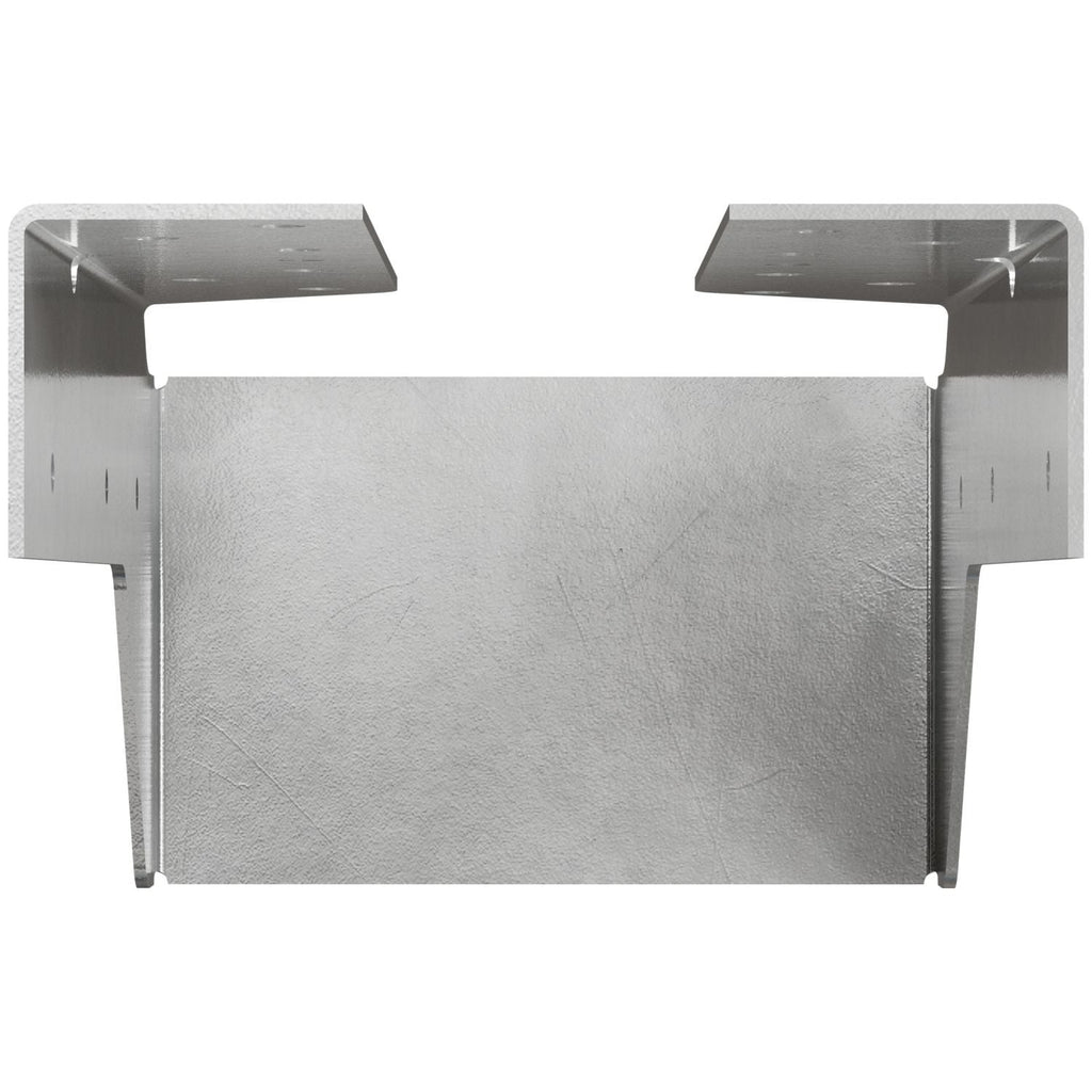 Simpson Strong-Tie HUCQ210-3SS-SDS HUCQ Stainless-Steel Heavy Face-Mount Concealed-Flange Joist Hanger for Triple 2x10 w/ Screws