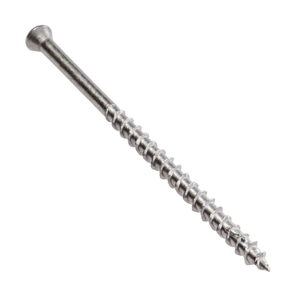 Simpson Strong-Tie T07300WJI Deck-Drive DWP WOOD SS Screw, #7 x 3-in. T-15, Trim Head, Type 316, Tan 03, 350-Pack